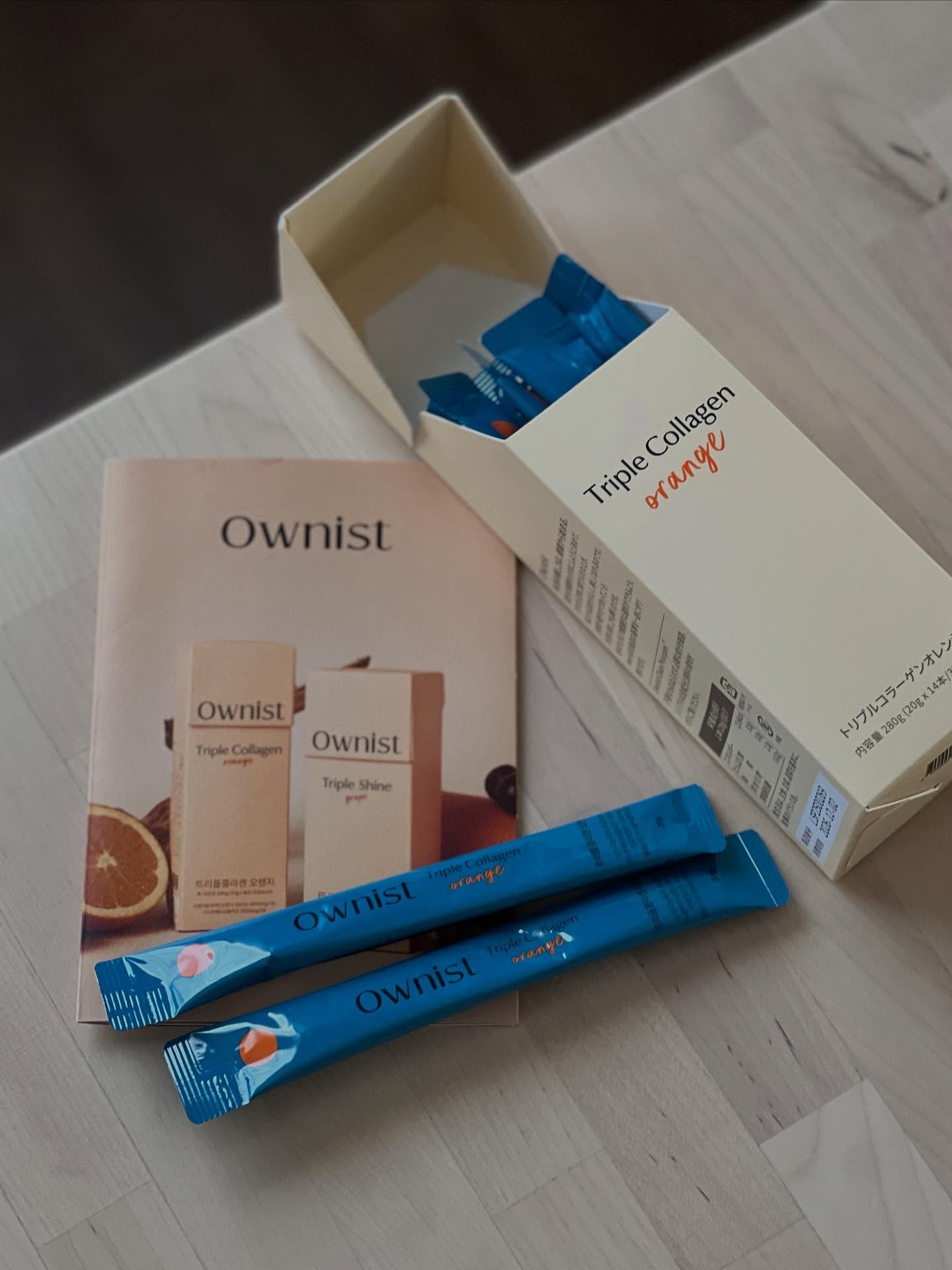 トリプルコラーゲン オレンジ/Ownist/美容サプリメントを使ったクチコミ（1枚目）