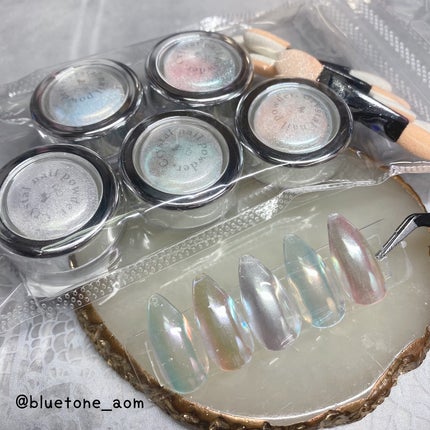 クリスタルネイルパウダー/WSPT JAPAN/ネイル用品を使ったクチコミ(5枚目)