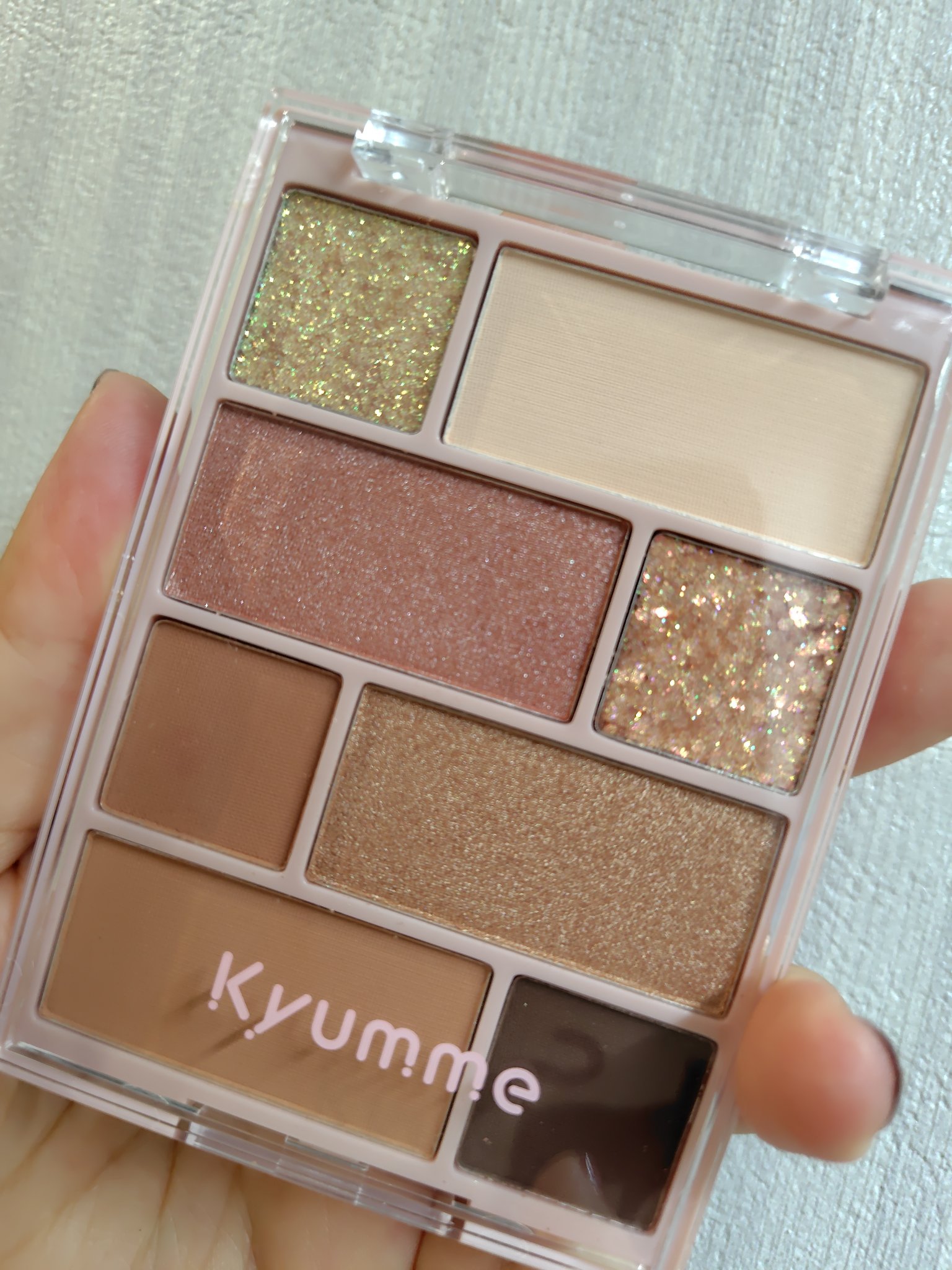 KM チャームアイシャドウパレット/Kyumme/アイシャドウパレットを使ったクチコミ（3枚目）