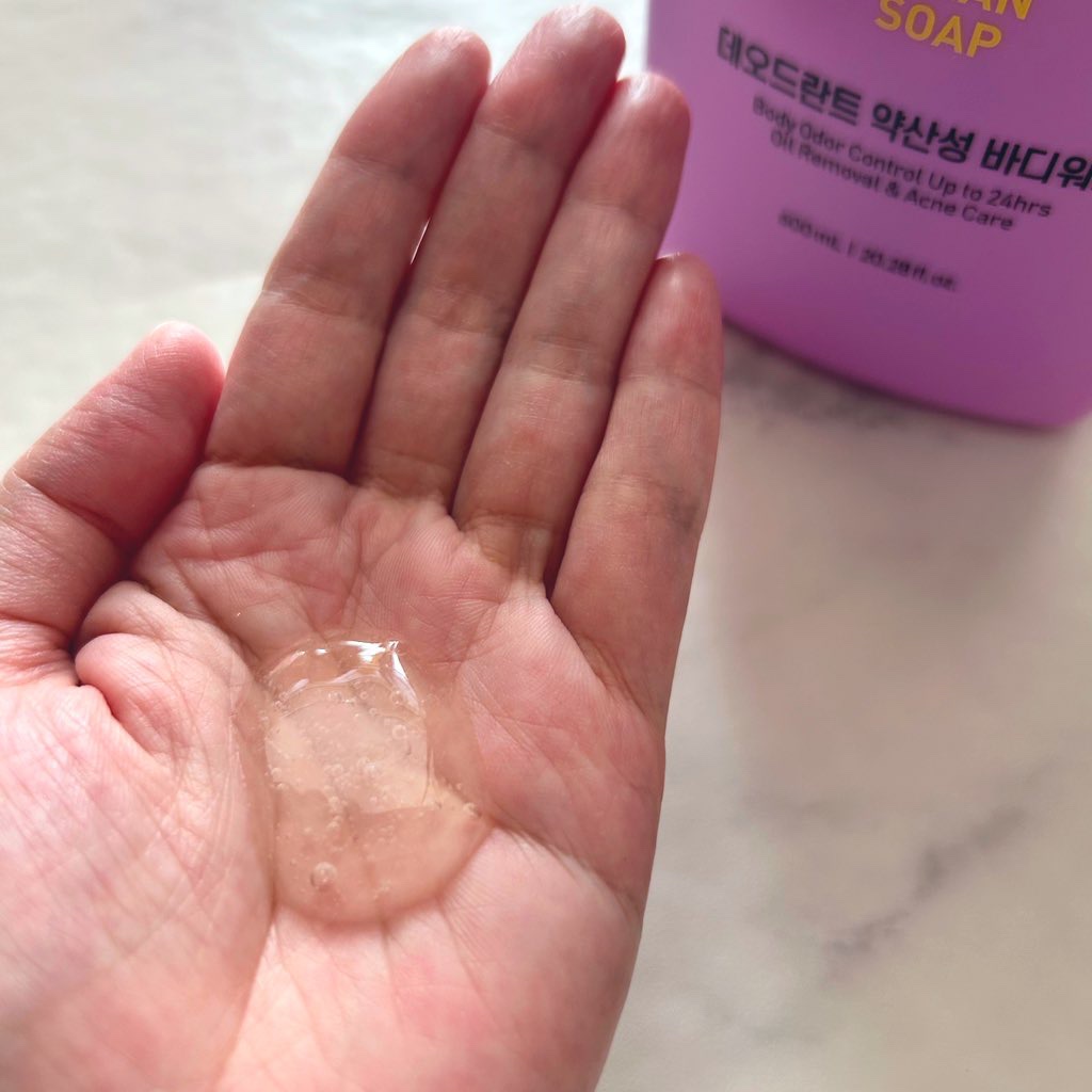 46cm ボディウォッシュ　クリーンソープのクチコミ「✼••┈┈••✼••┈┈••✼

46CM
デオドラントボディウォッシュ
クリーンソープ

あ.....」（2枚目）