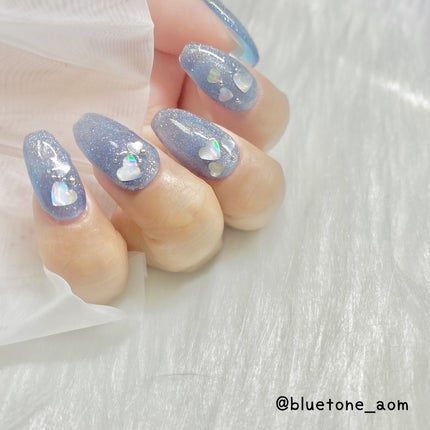 ⋆͛🦖⋆͛aomi on LIPS 「オリジナルフラッシュギラギラすぎないブルーのフラッシュ☺️💙ん..」(7枚目)