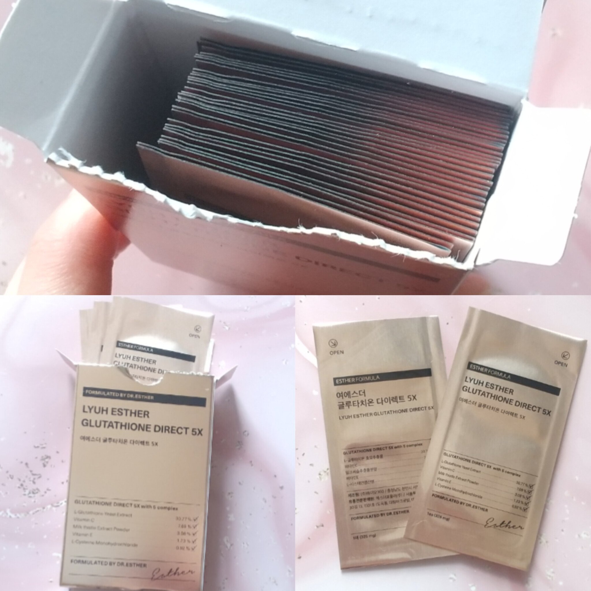 ヨエスターグルタチオンダイレクト５X/ESTHER FORMULA/美容サプリメントを使ったクチコミ（2枚目）