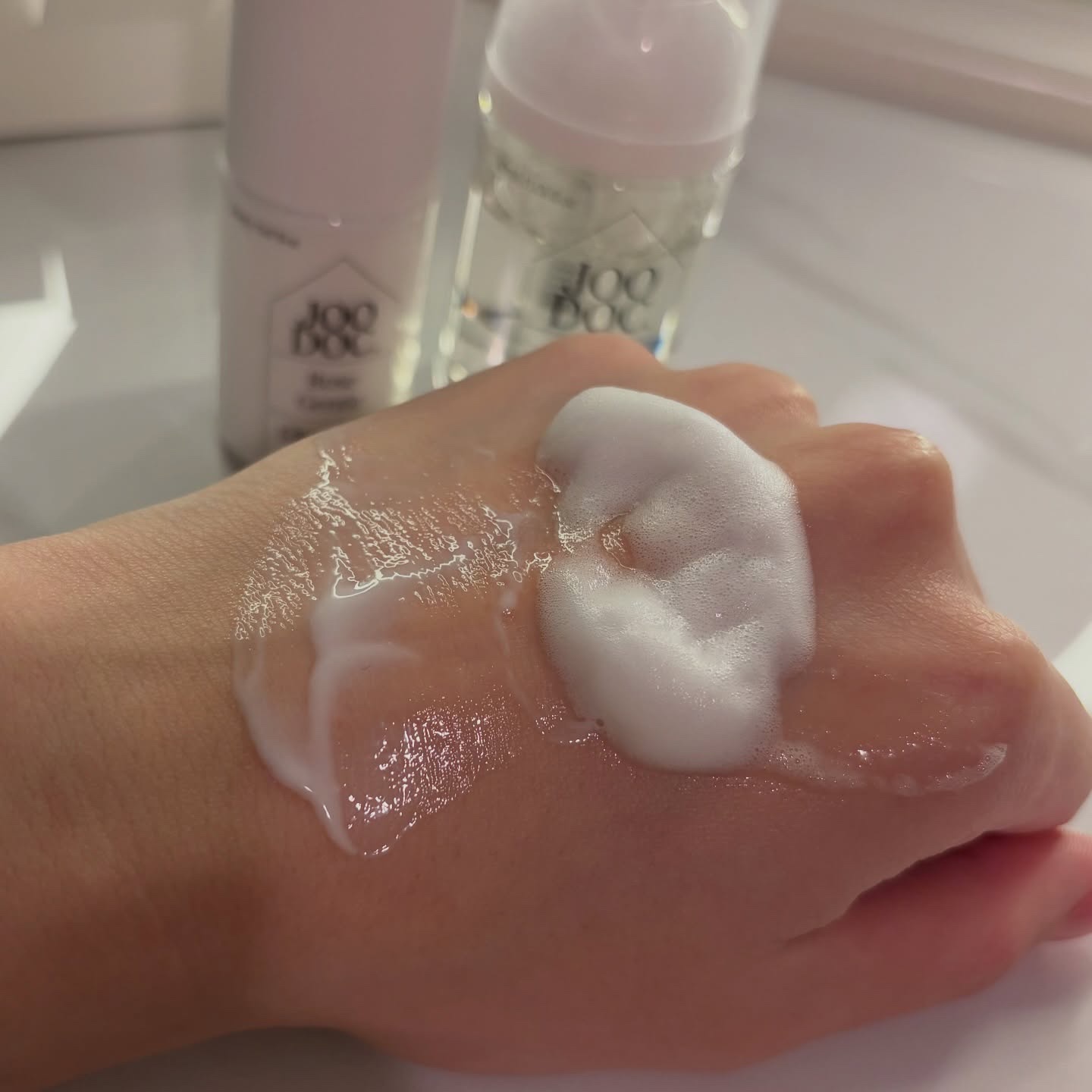 クレンジングフォーム＆クレンジングミルク トラベルキット/JOODOC/スキンケアキットを使ったクチコミ（3枚目）