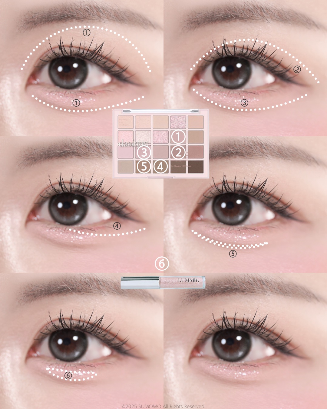 ムードシャドウパレット 02 クールベーシック/dasique/アイシャドウパレットを使ったクチコミ（3枚目）