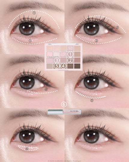 ムードシャドウパレット 02 クールベーシック/dasique/アイシャドウパレットの画像