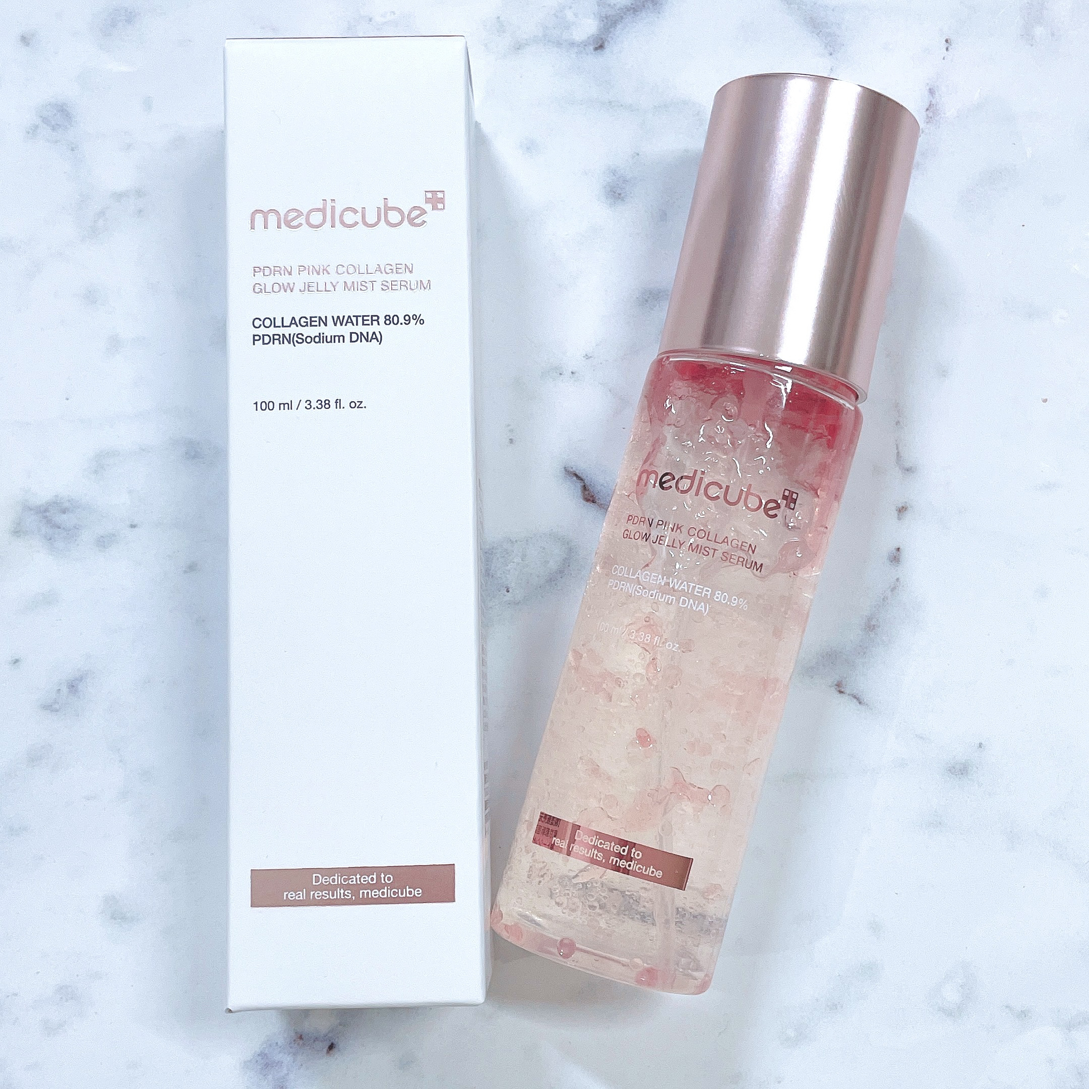 PDRNピンクゼリーセラムミスト/MEDICUBE/美容液を使ったクチコミ（1枚目）