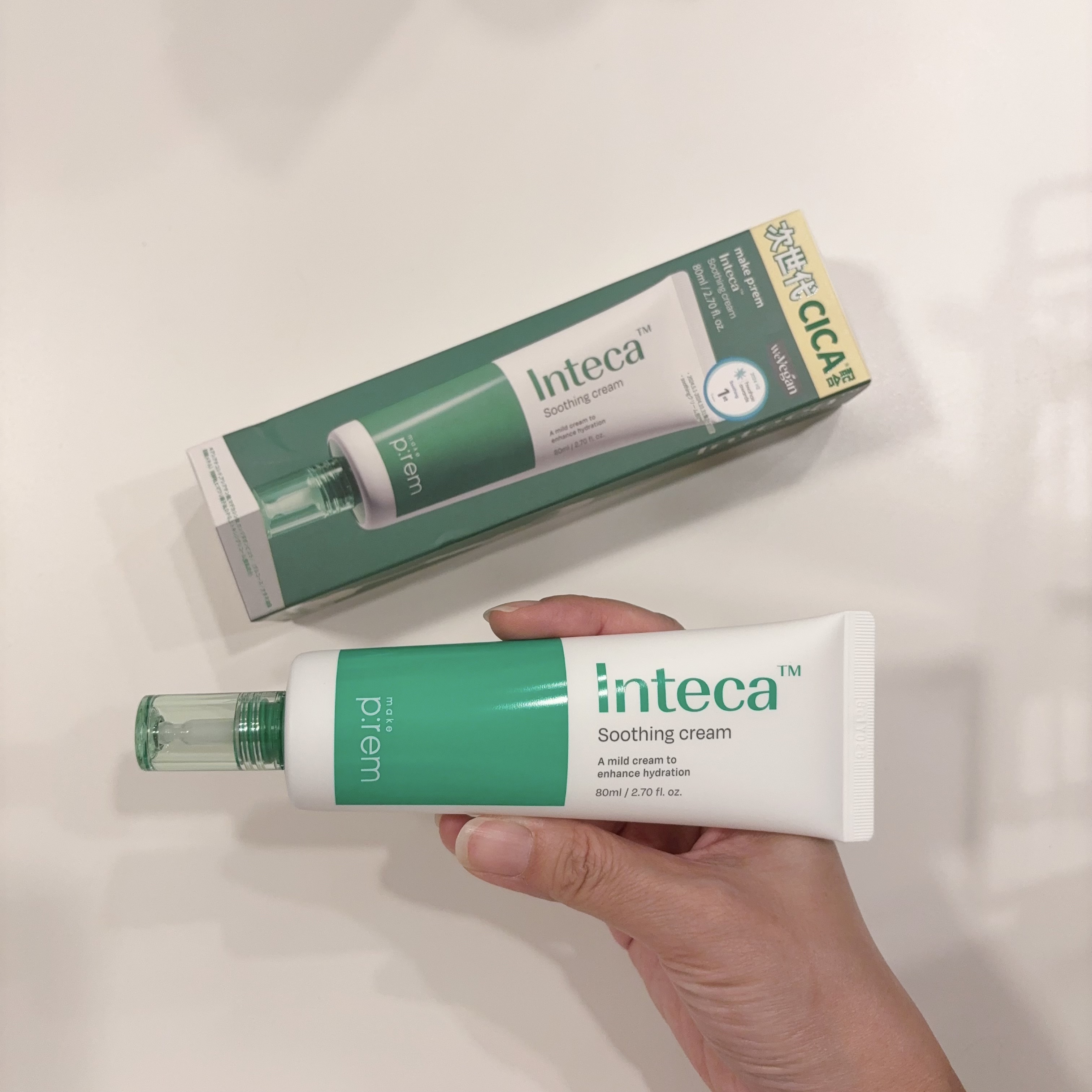 インテカ スージングクリーム/make prem/フェイスクリームを使ったクチコミ（1枚目）