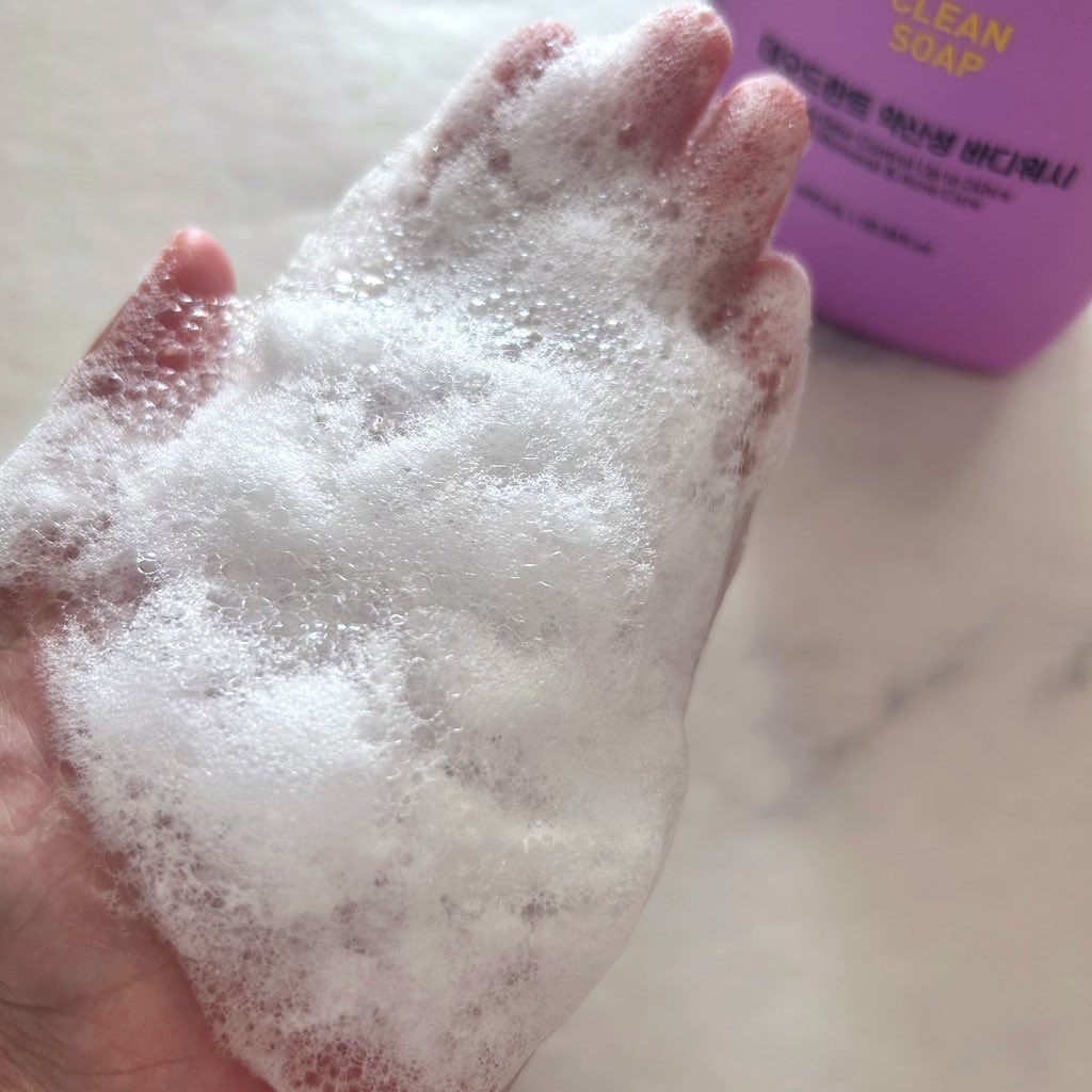 46cm ボディウォッシュ　クリーンソープのクチコミ「✼••┈┈••✼••┈┈••✼

46CM
デオドラントボディウォッシュ
クリーンソープ

あ.....」（3枚目）