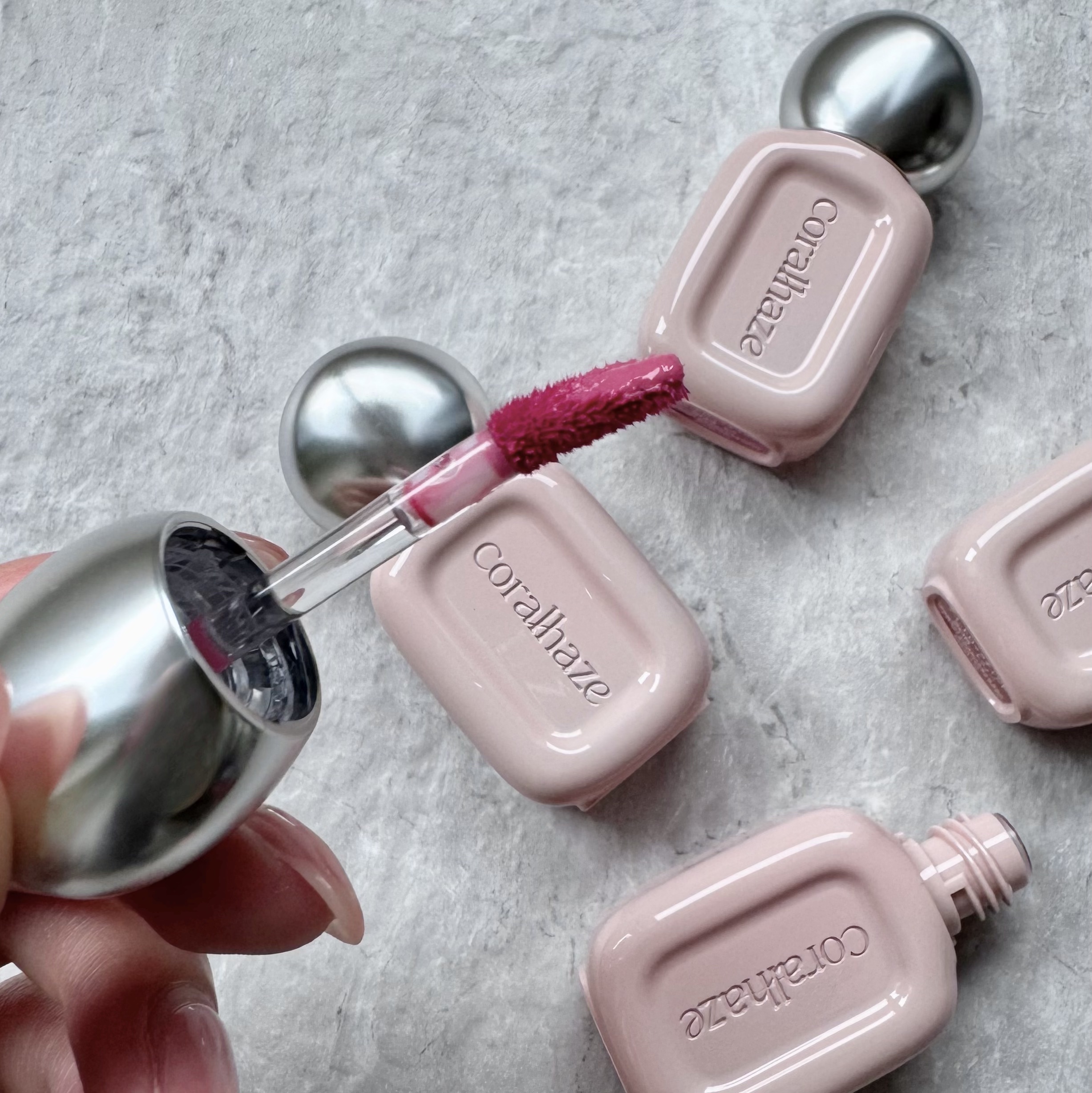 デュー ドロップ ティント/Coralhaze/リップティントを使ったクチコミ（2枚目）