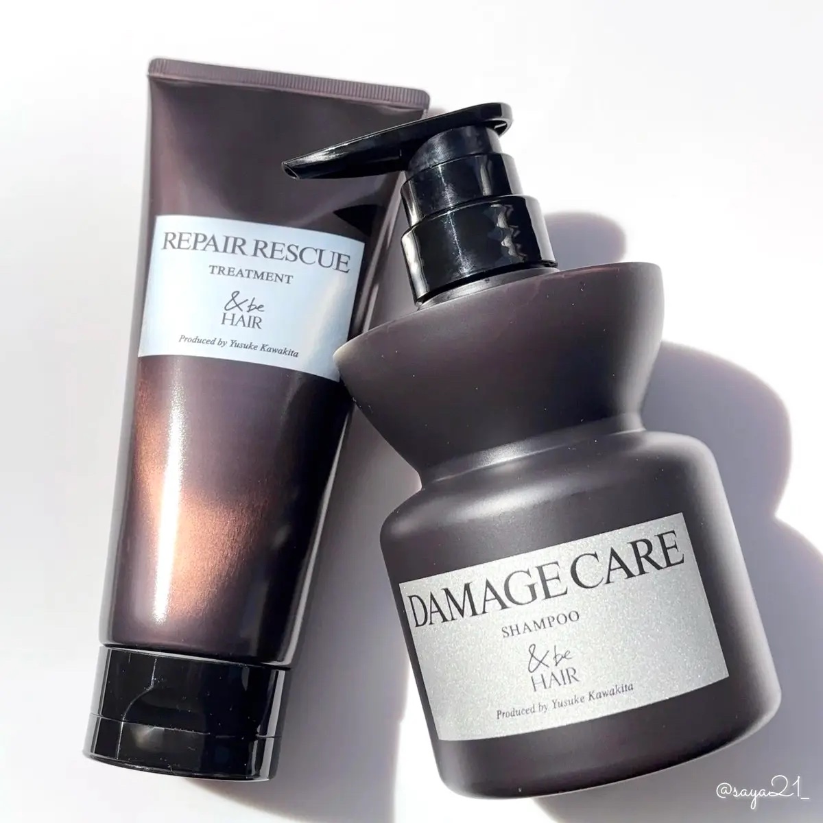 ＆be ダメージケアシャンプー/リペアレスキュートリートメント/&be HAIR/市販シャンプーを使ったクチコミ（1枚目）