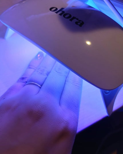 セミキュアジェルネイル(ハンド)/ohora/ネイルシールを使ったクチコミ(4枚目)