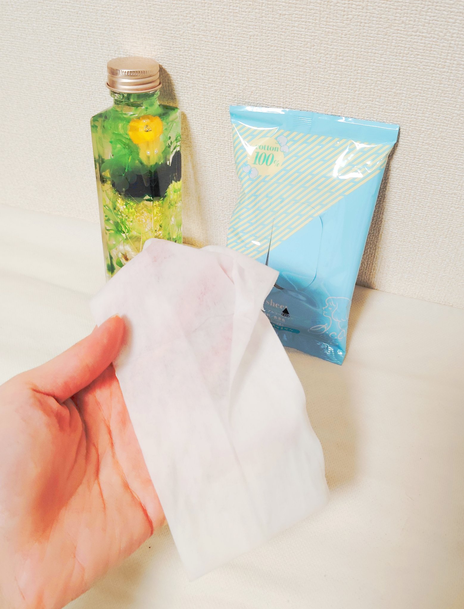 デリケートウェットコットンシート/O:ca/その他生理用品を使ったクチコミ（3枚目）