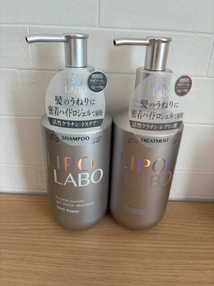 リポ ラボ ケラチンセラム ジェルモイスト シャンプー /トリートメントスリークリペア*/LIPO LABO/市販シャンプーを使ったクチコミ(3枚目)
