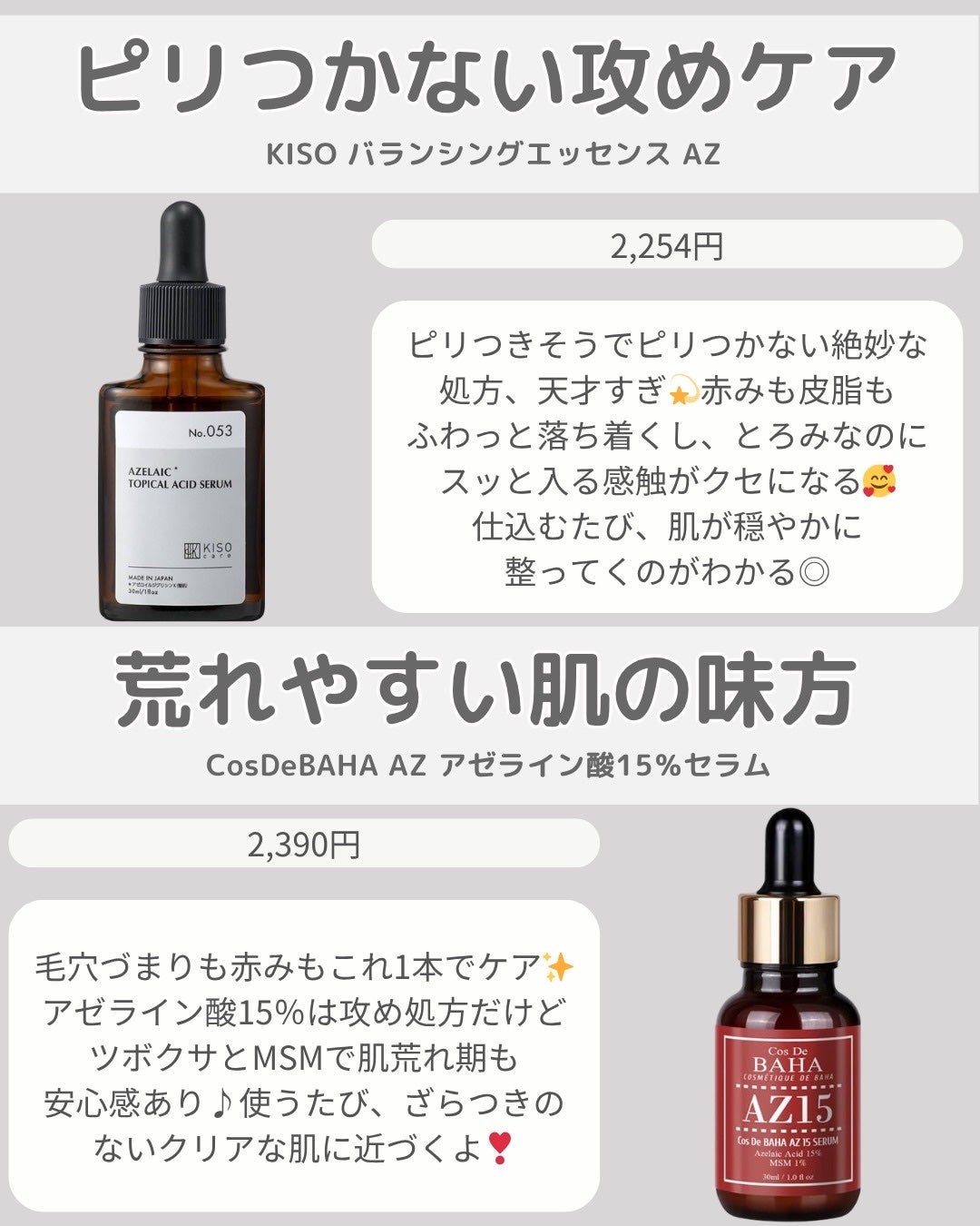 セラミドスキンケア バランシングVCクリアジェル/エトヴォス/美容液を使ったクチコミ(4枚目)