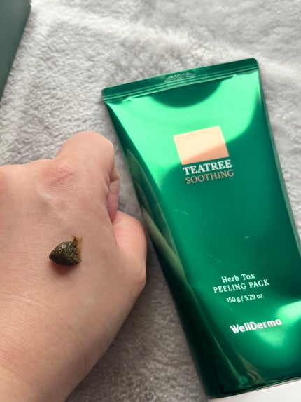 ティーツリーハーブピーリングパック/WellDerma/洗い流すパック・マスクを使ったクチコミ(4枚目)