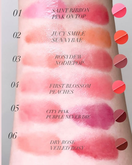 リップアンドチークデュアルポット/titto/口紅を使ったクチコミ(4枚目)