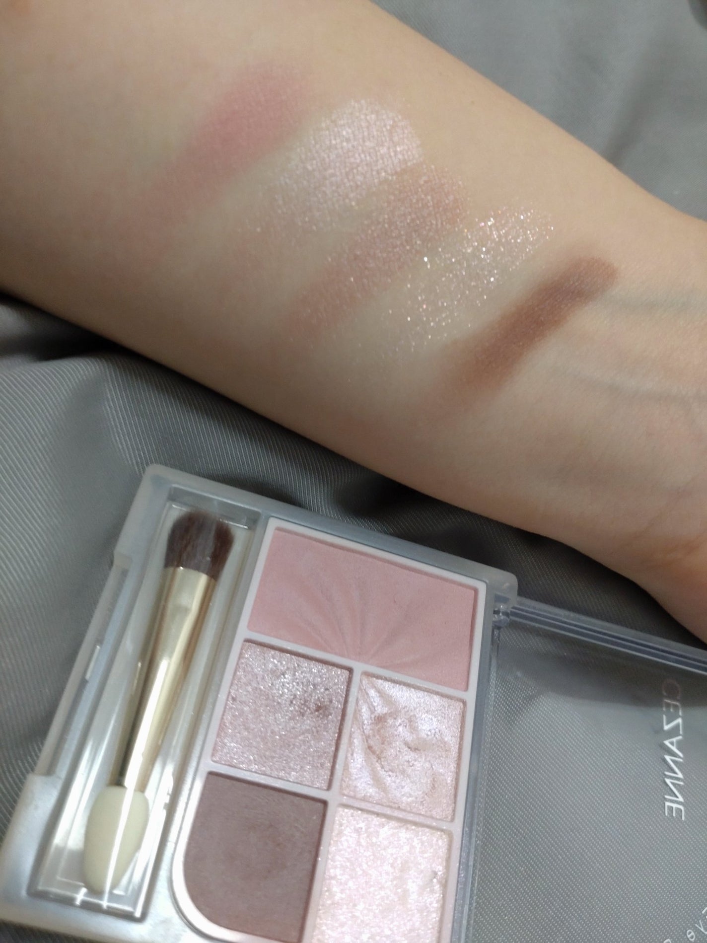 フェイスアイパレット/CEZANNE/アイシャドウを使ったクチコミ(3枚目)