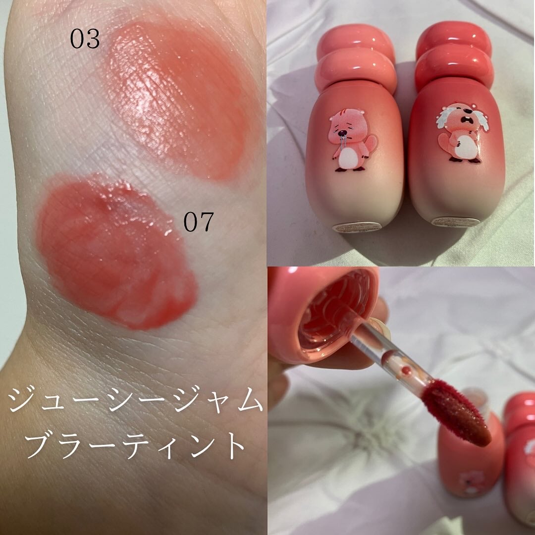 ヌーディーブラーティント/Colorgram/リップティントを使ったクチコミ(5枚目)