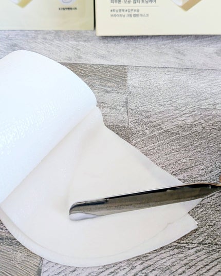 ポアブライトニングシミケアクリームラッピングパック/celimax/シートマスク・パックを使ったクチコミ(4枚目)