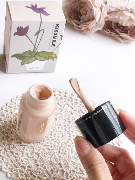 キスミレ ファンデーション クリーム/ワトゥサ/クリーム・エマルジョンファンデーションを使ったクチコミ(4枚目)