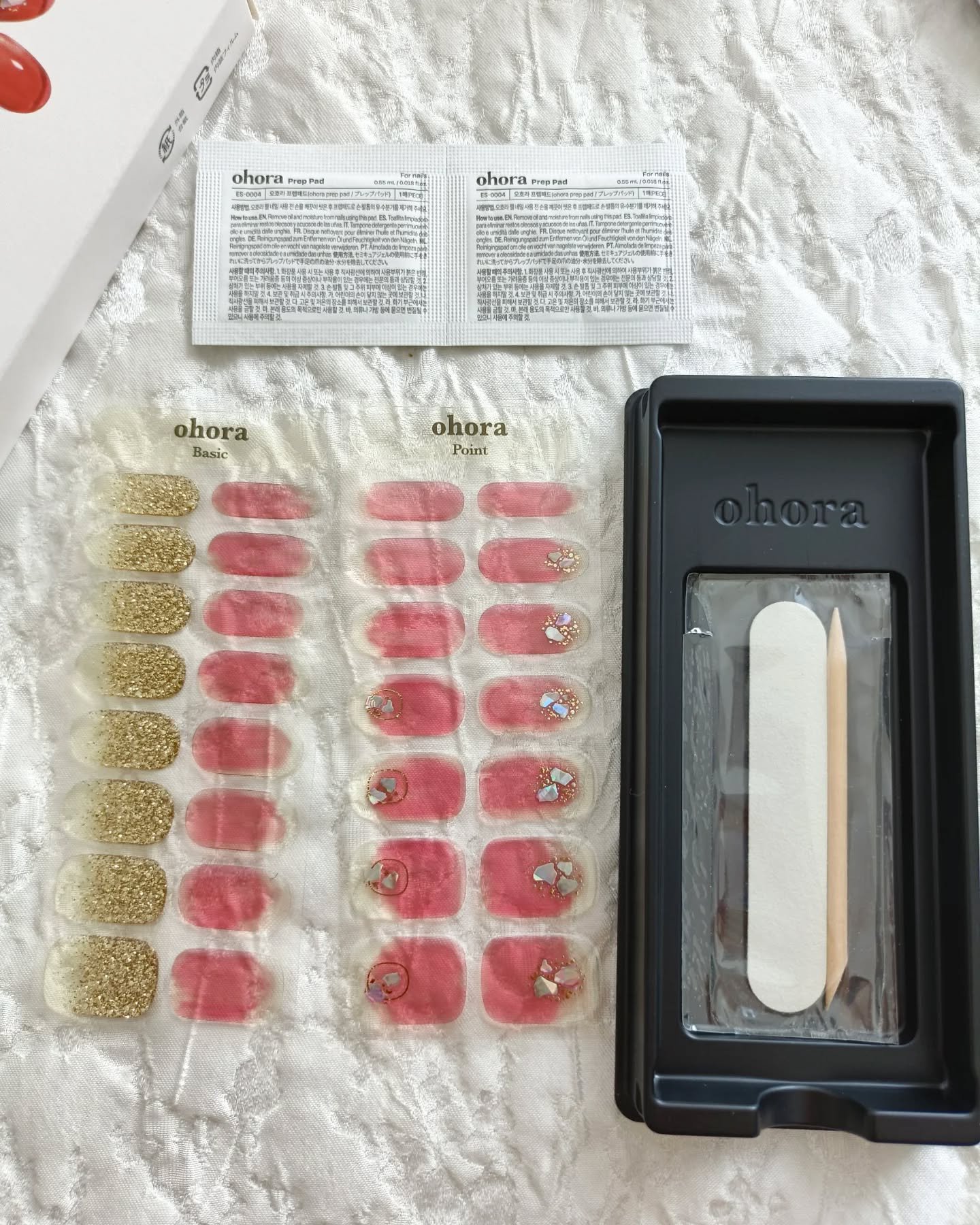 セミキュアジェルネイル（ハンド）/ohora/ネイルシールを使ったクチコミ（3枚目）