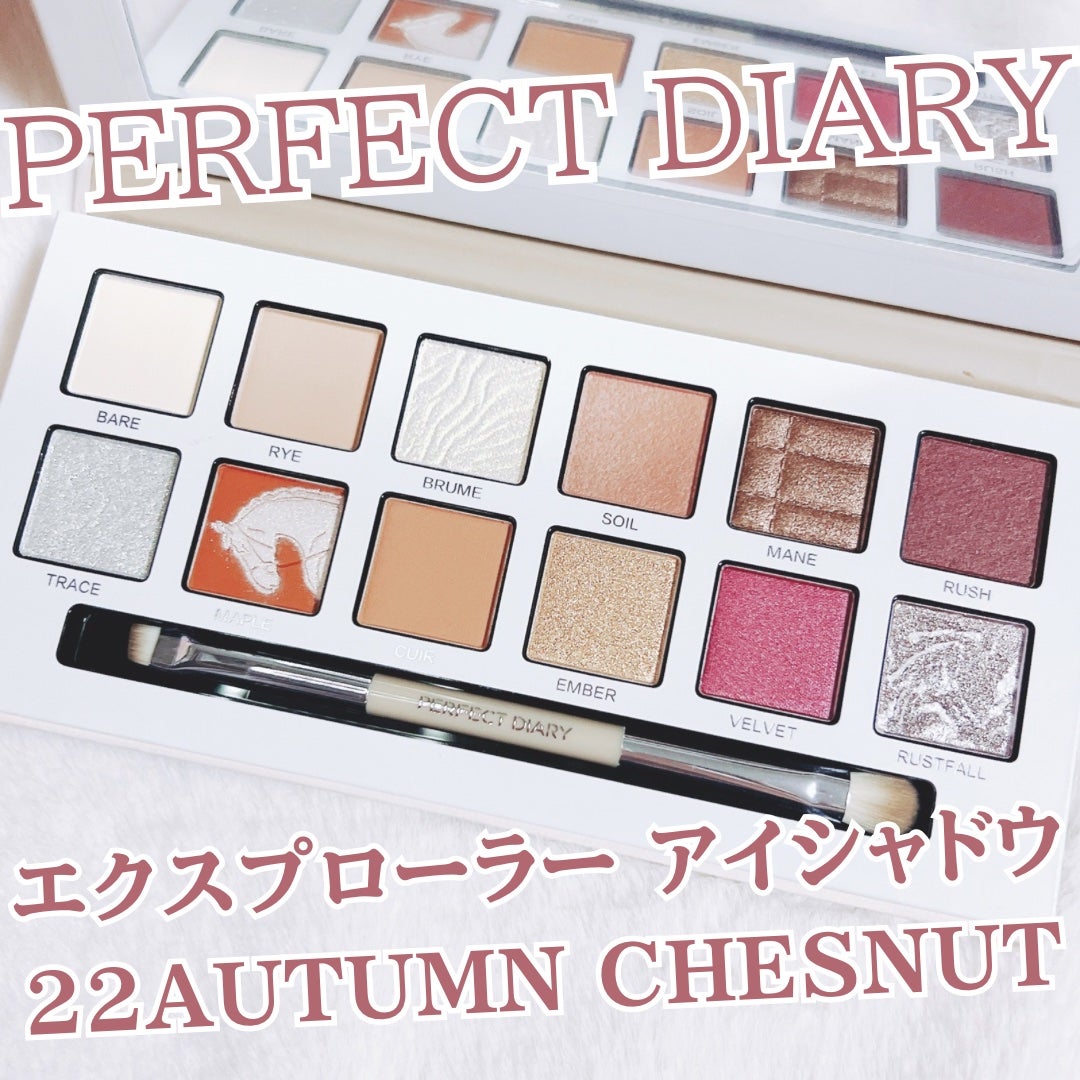 エクスプローラ12色 動物アイシャドウパレット/PERFECT DIARY/アイシャドウパレットを使ったクチコミ(1枚目)