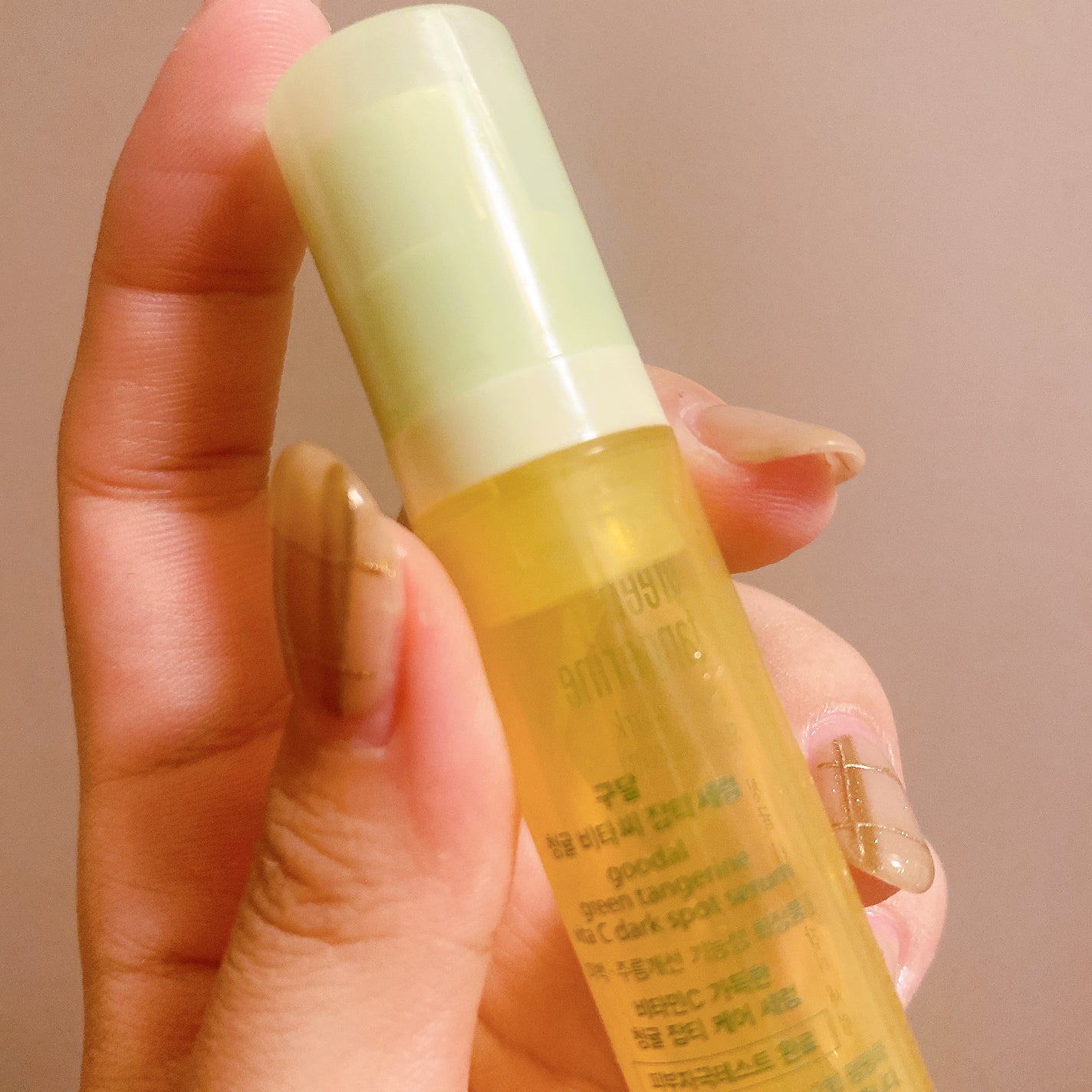 グリーンタンジェリン ビタC ダークスポットケアセラム/goodal/美容液を使ったクチコミ(6枚目)