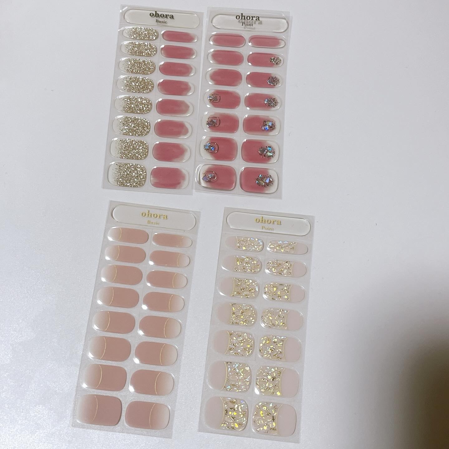 セミキュアジェルネイル（ハンド）/ohora/ネイルシールを使ったクチコミ（2枚目）