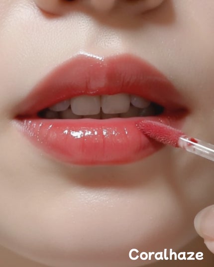 デュー ドロップ ティント/Coralhaze/リップティントを使ったクチコミ(4枚目)