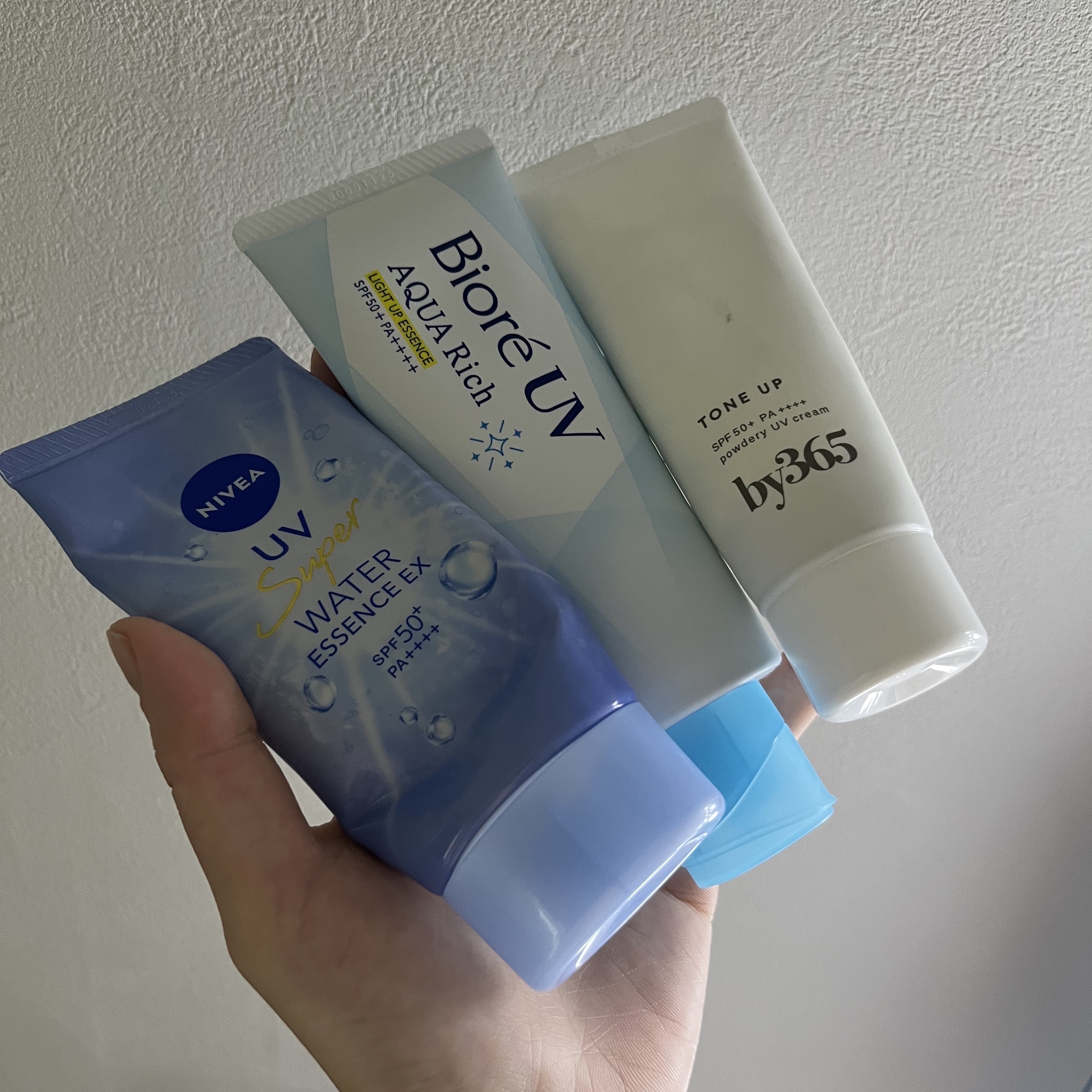 ビオレUV アクアリッチ ライトアップエッセンス 105g/ビオレ/日焼け止めクリームを使ったクチコミ（1枚目）