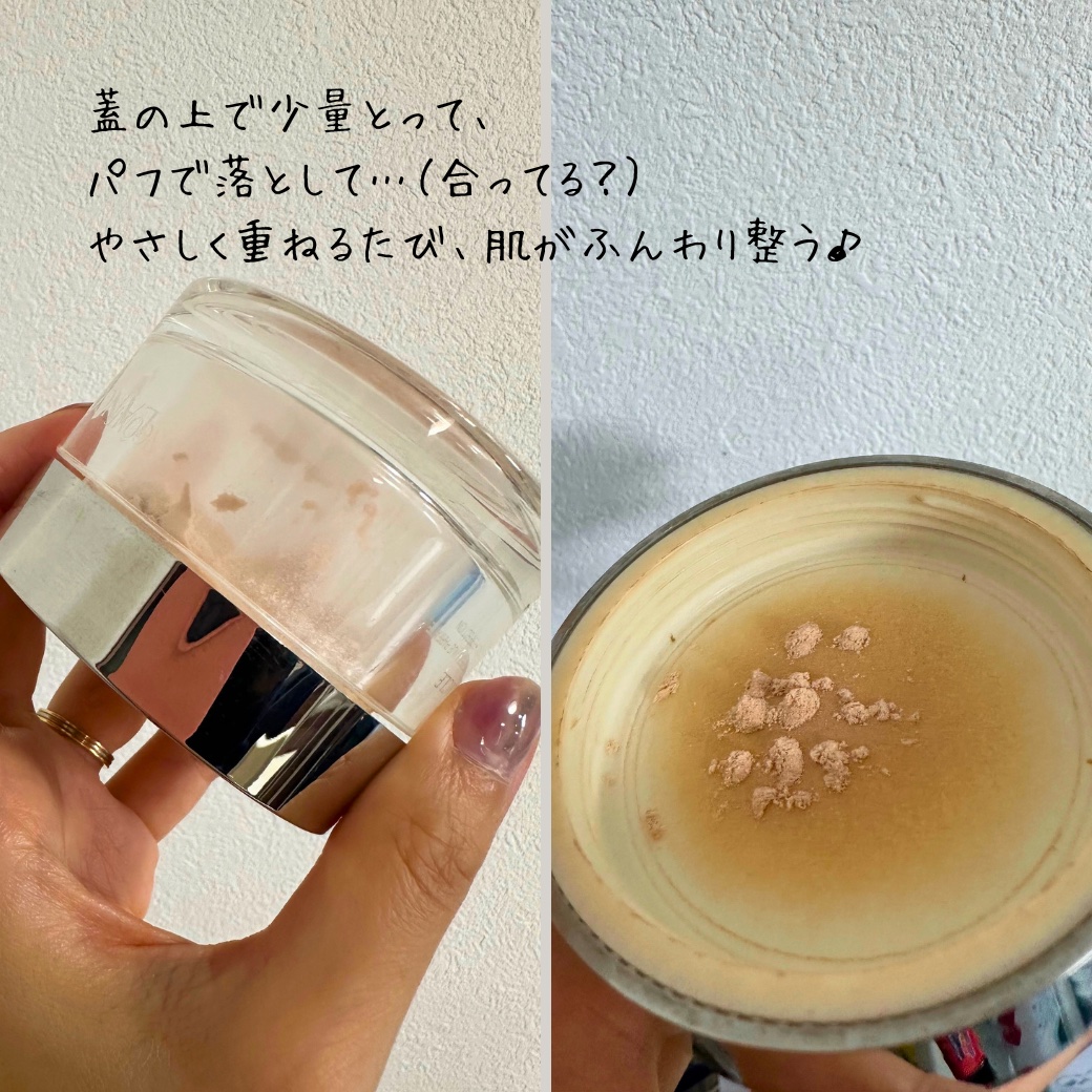 タンミラク ルース パウダー/LANCOME/ルースパウダーを使ったクチコミ（3枚目）