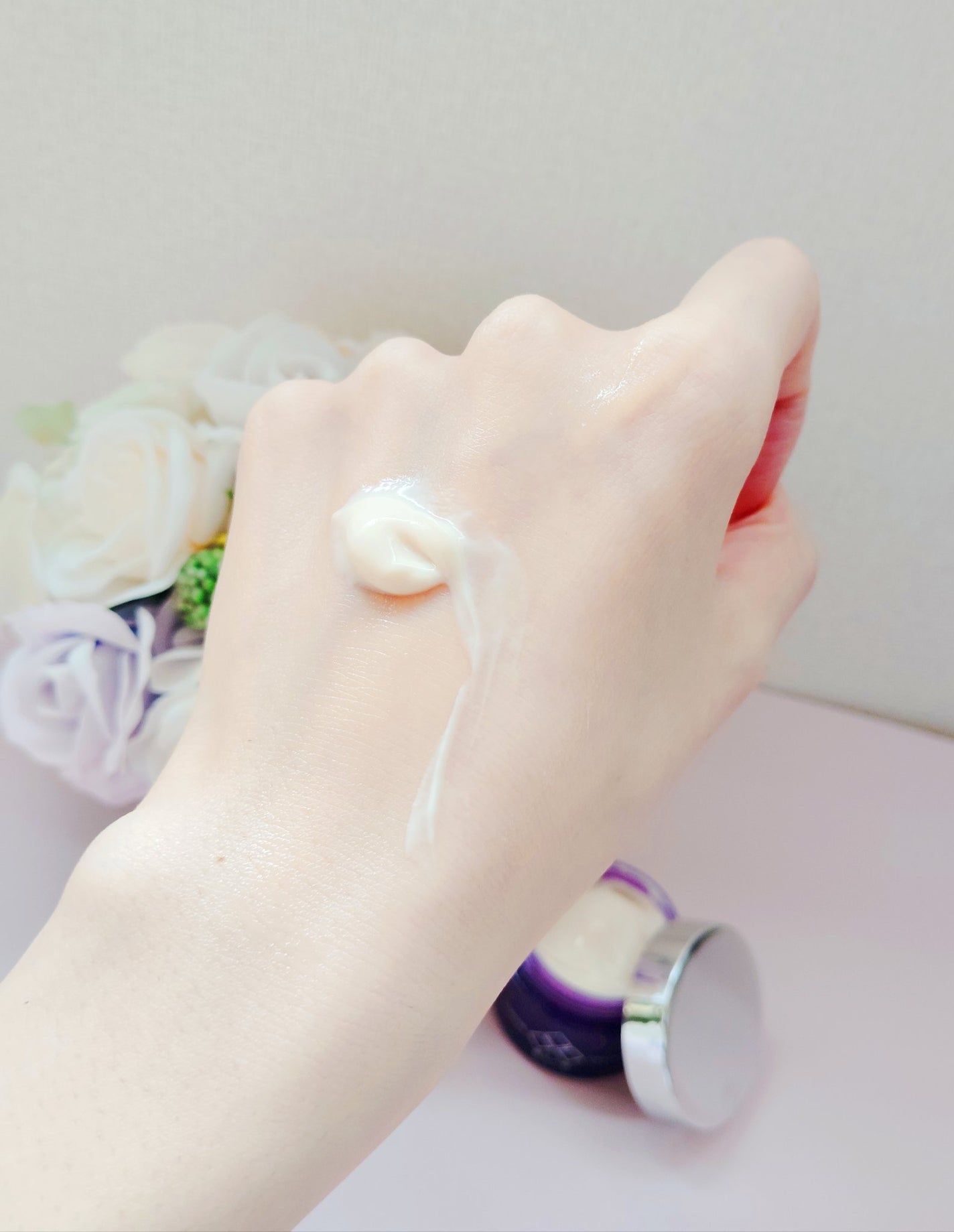 蔵元の雫 薬用美白シワ改善クリーム/イザヴェル/フェイスクリームを使ったクチコミ(2枚目)