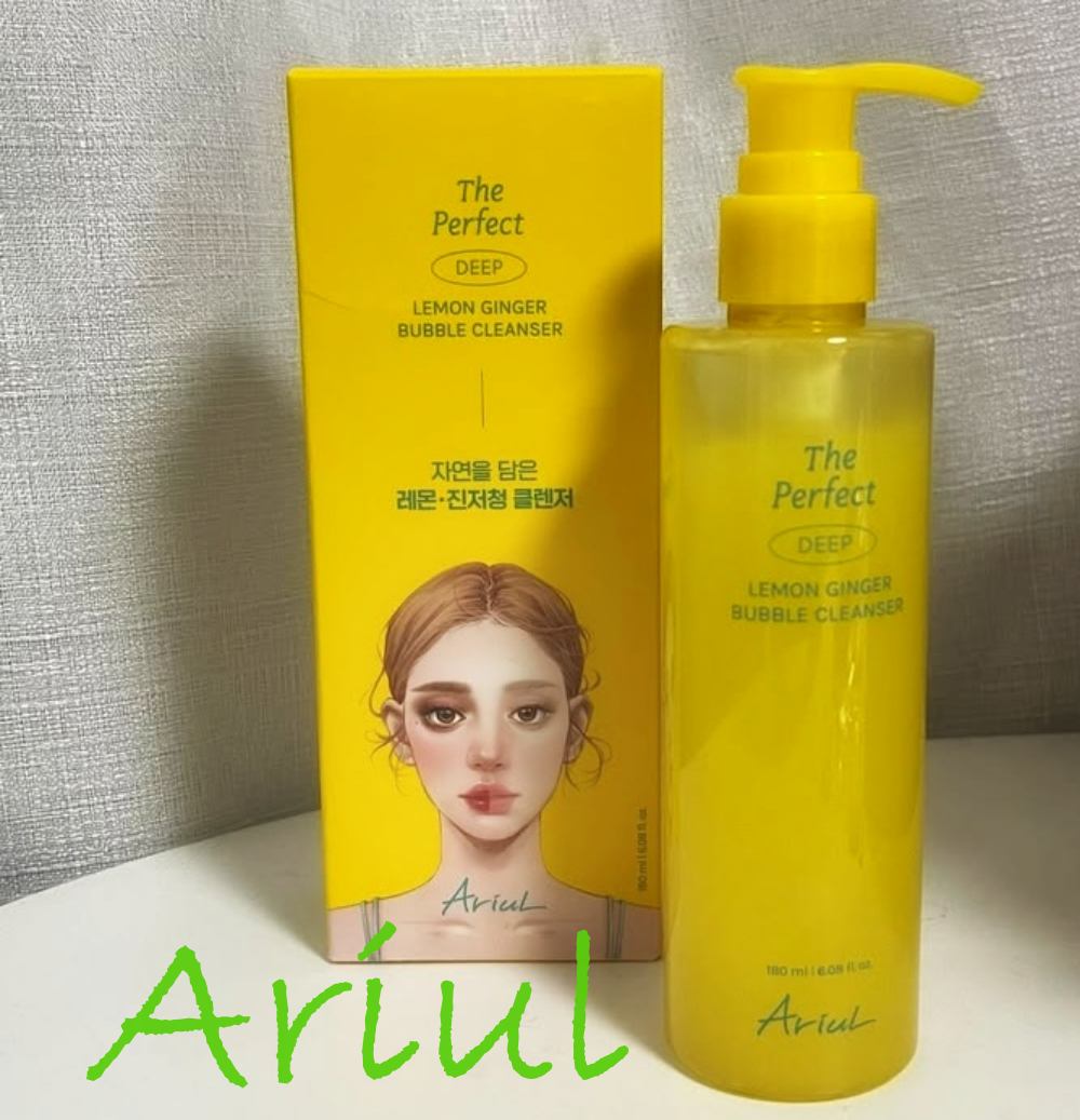 ザ・パーフェクトレモンジンジャーバブルクレンザー/Ariul/洗顔フォームを使ったクチコミ（1枚目）