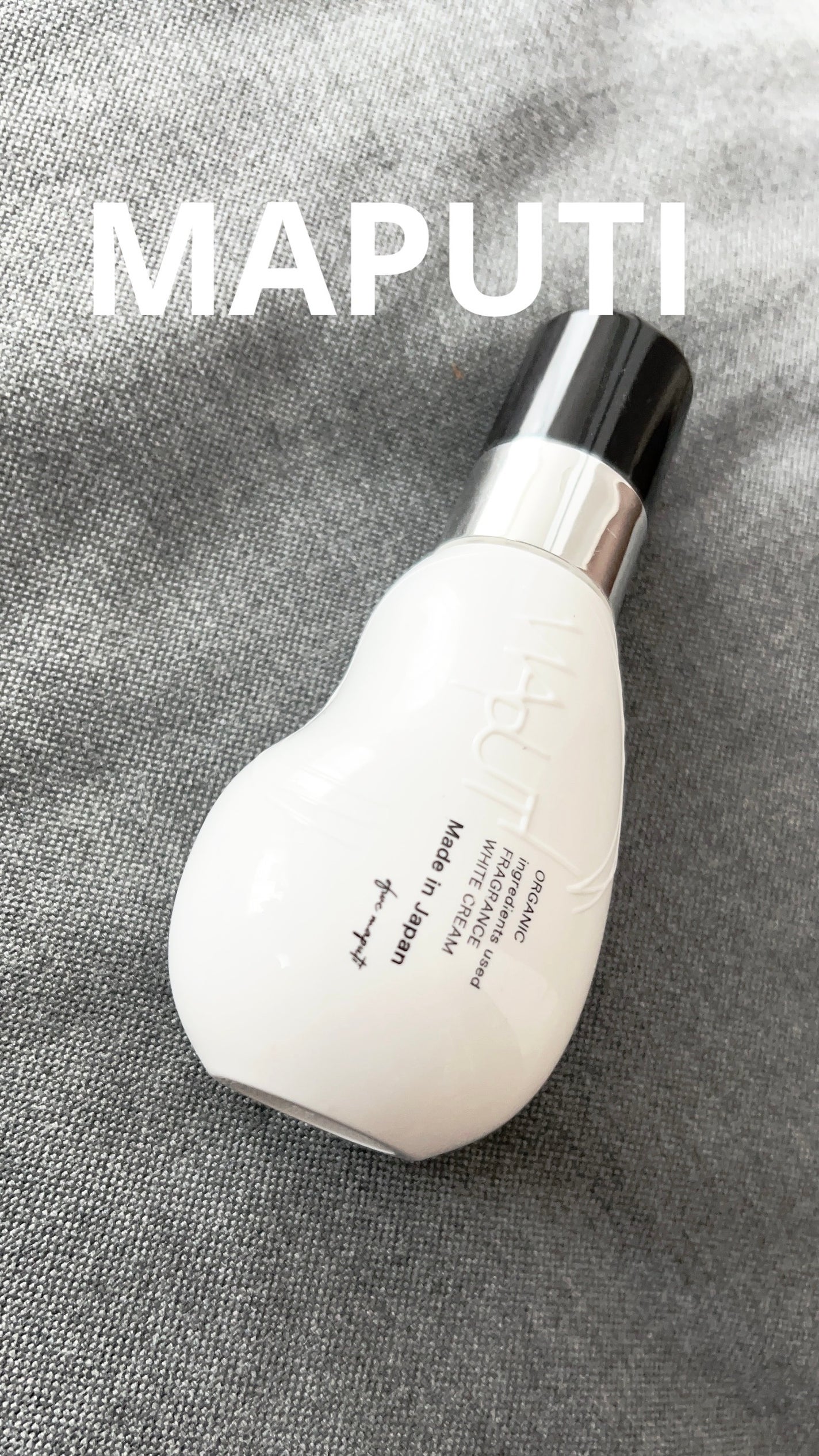 オーガニックフレグランスホワイトクリーム/MAPUTI/デリケートゾーンケアを使ったクチコミ(1枚目)