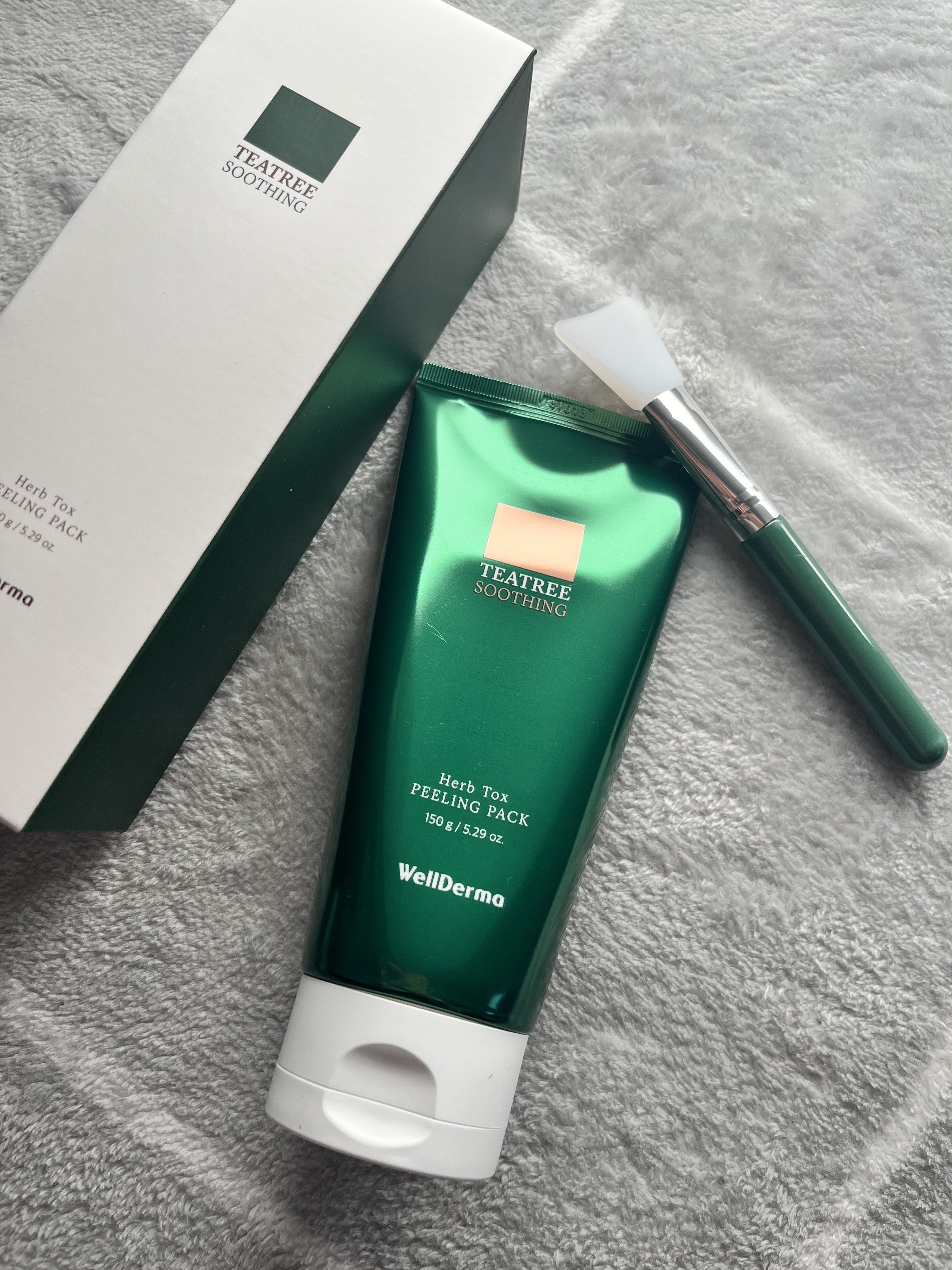 ティーツリーハーブピーリングパック/WellDerma/洗い流すパック・マスクを使ったクチコミ（1枚目）