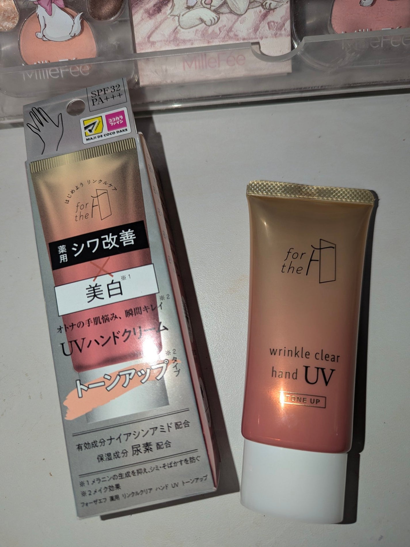 フォーザエフ 薬用 リンクルクリア ハンド UV /ナリスアップ/ハンドクリームを使ったクチコミ(3枚目)