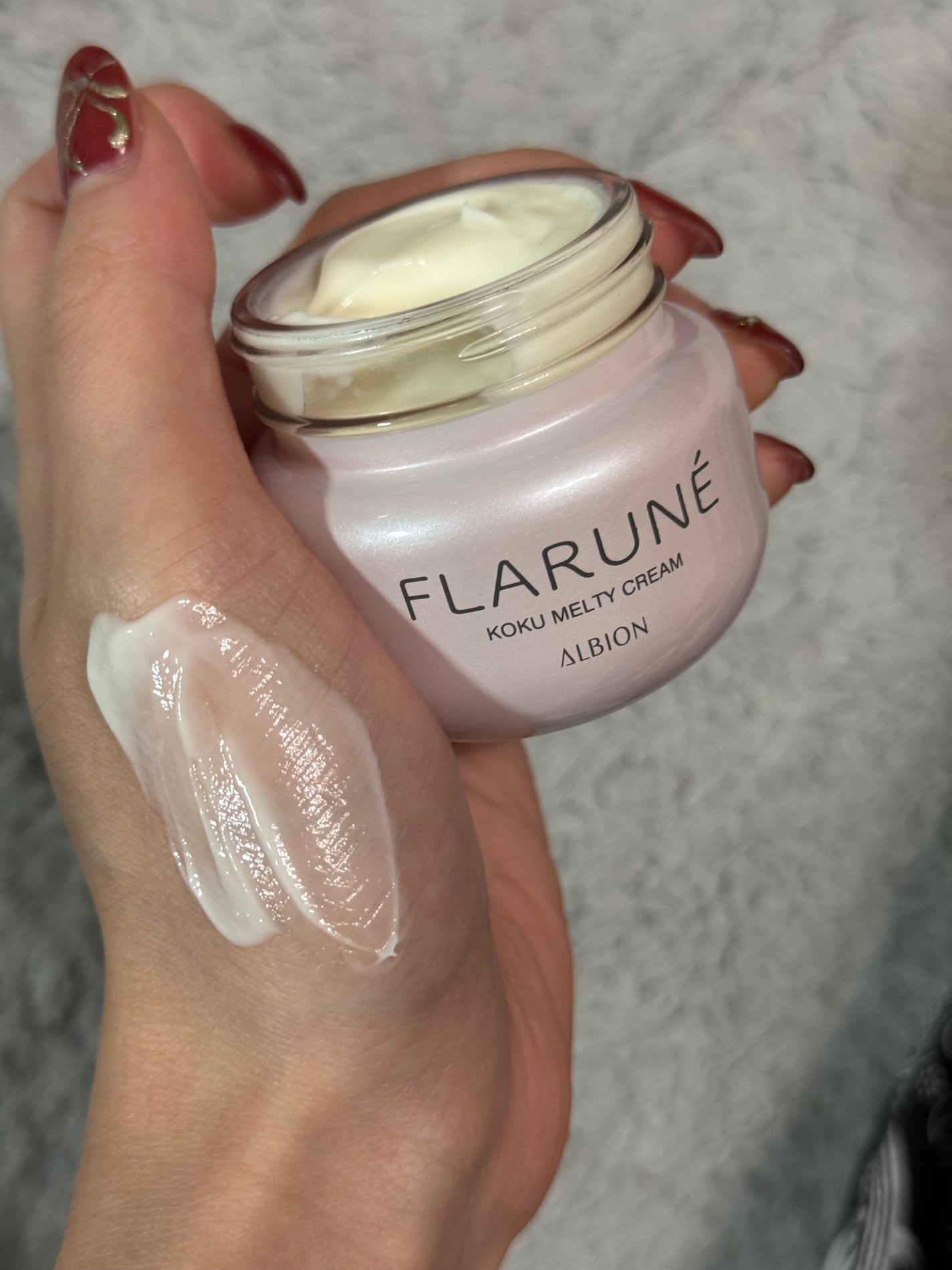フラルネ コクメルティ クリーム/ALBION/フェイスクリームを使ったクチコミ(2枚目)