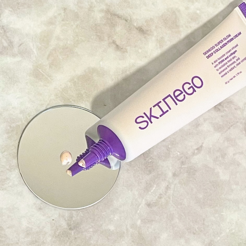 SKINEGO SUPER GLOW DEEP COLLAGEN PDRN CREAM/SKINEGO/フェイスクリームを使ったクチコミ（2枚目）