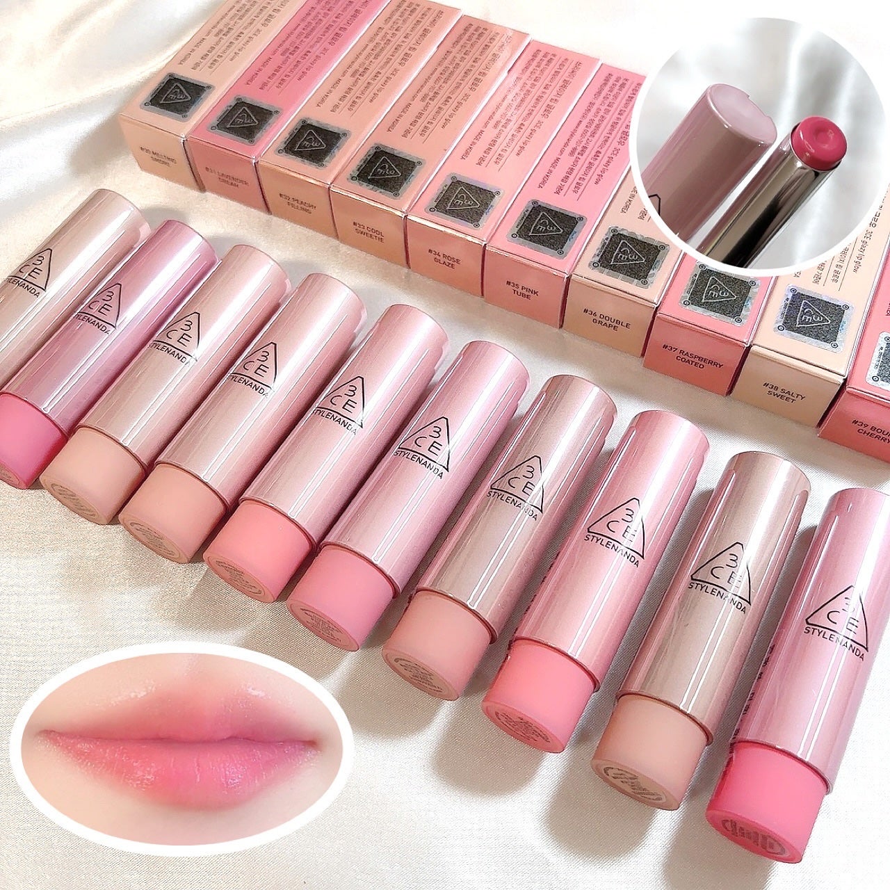 3CE グレイジーリップグロウ/3CE/リップグロスを使ったクチコミ(1枚目)