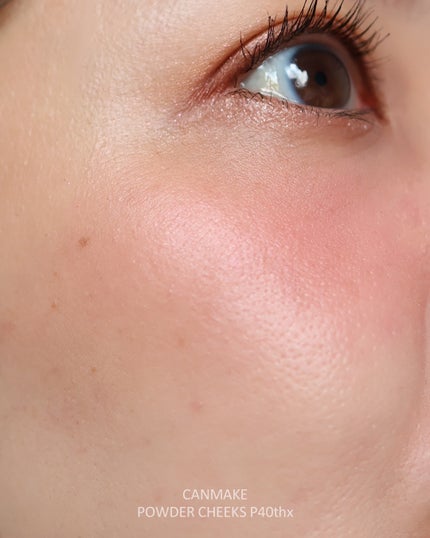 パウダーチークス/キャンメイク/パウダーチークを使ったクチコミ(4枚目)
