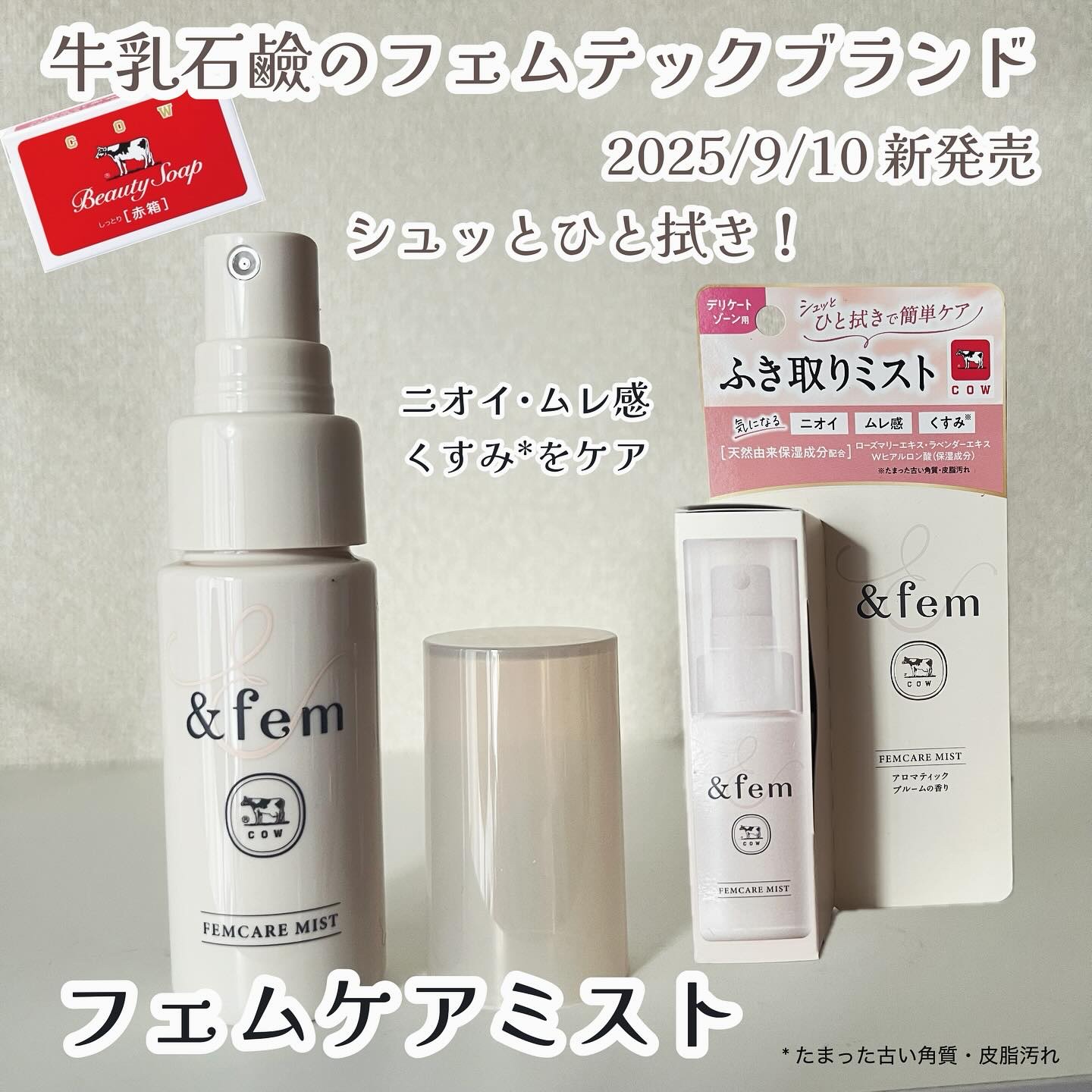 アンドフェム　フェムケアミスト/＆fem/デリケートゾーンケアを使ったクチコミ（1枚目）