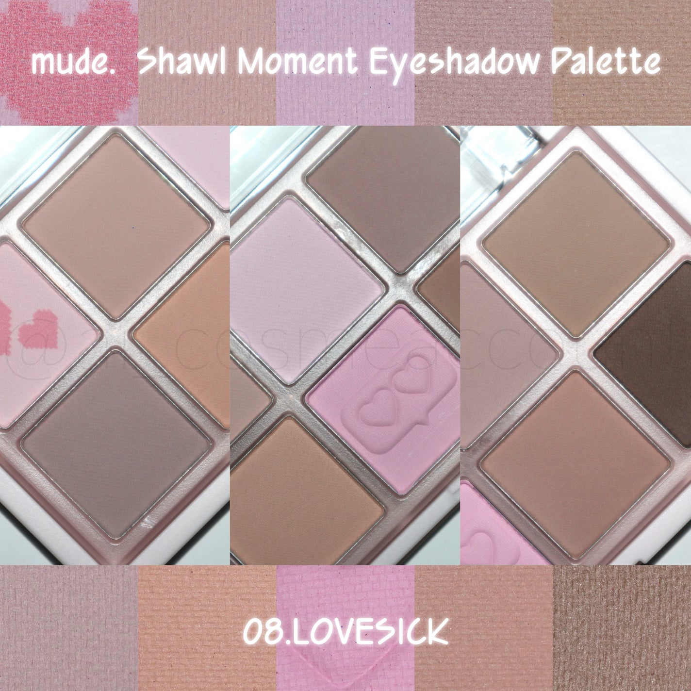 MDショールモーメント アイシャドウパレット/mude/アイシャドウパレットを使ったクチコミ(1枚目)