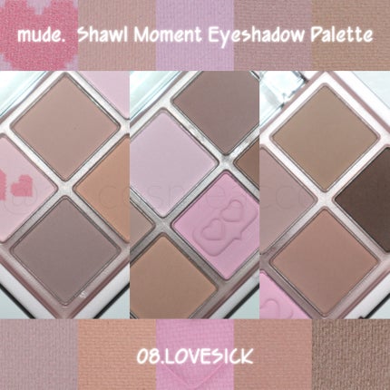 MDショールモーメント アイシャドウパレット/mude/アイシャドウパレットを使ったクチコミ(1枚目)