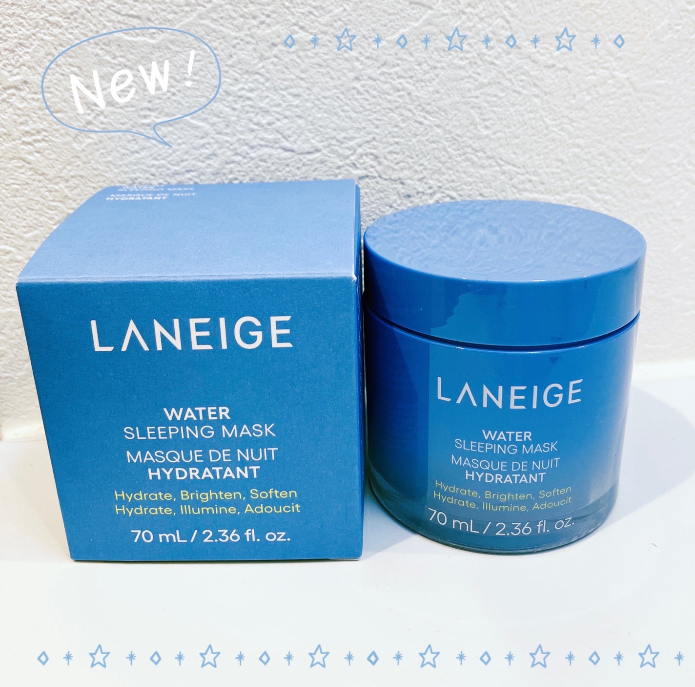 ウォータースリーピングマスク N/LANEIGE/フェイスクリームを使ったクチコミ(1枚目)
