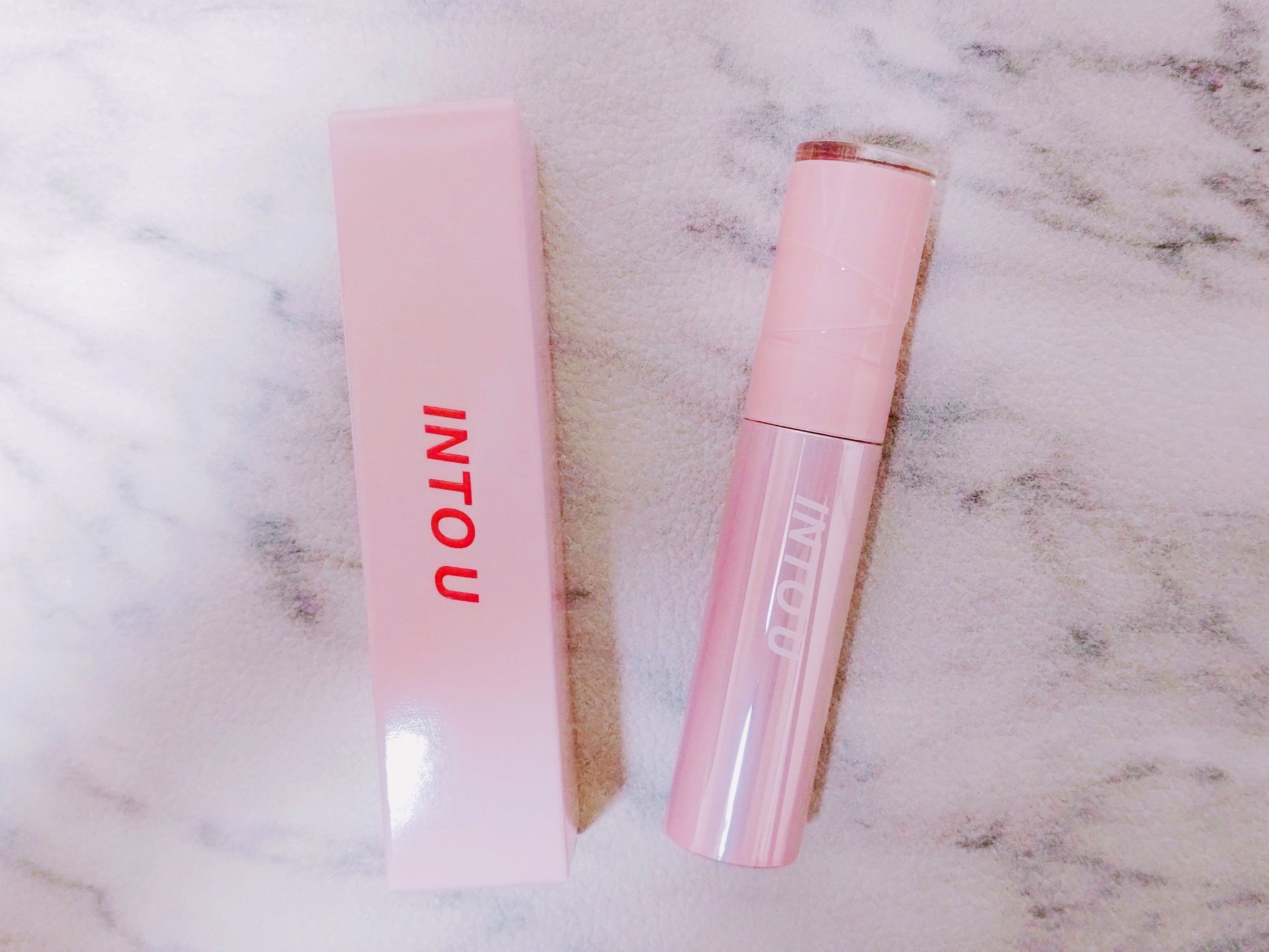 ジューシーパンピンググロス/INTO U/リップグロスを使ったクチコミ（1枚目）