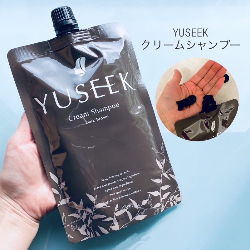 YUSEEK クリームシャンプー/YUSEEK/市販シャンプーを使ったクチコミ（1枚目）