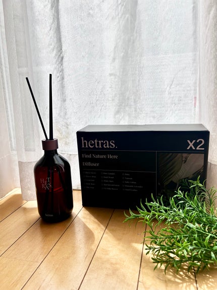 プレミアムディフューザー/hetras/ルームフレグランスを使ったクチコミ(1枚目)