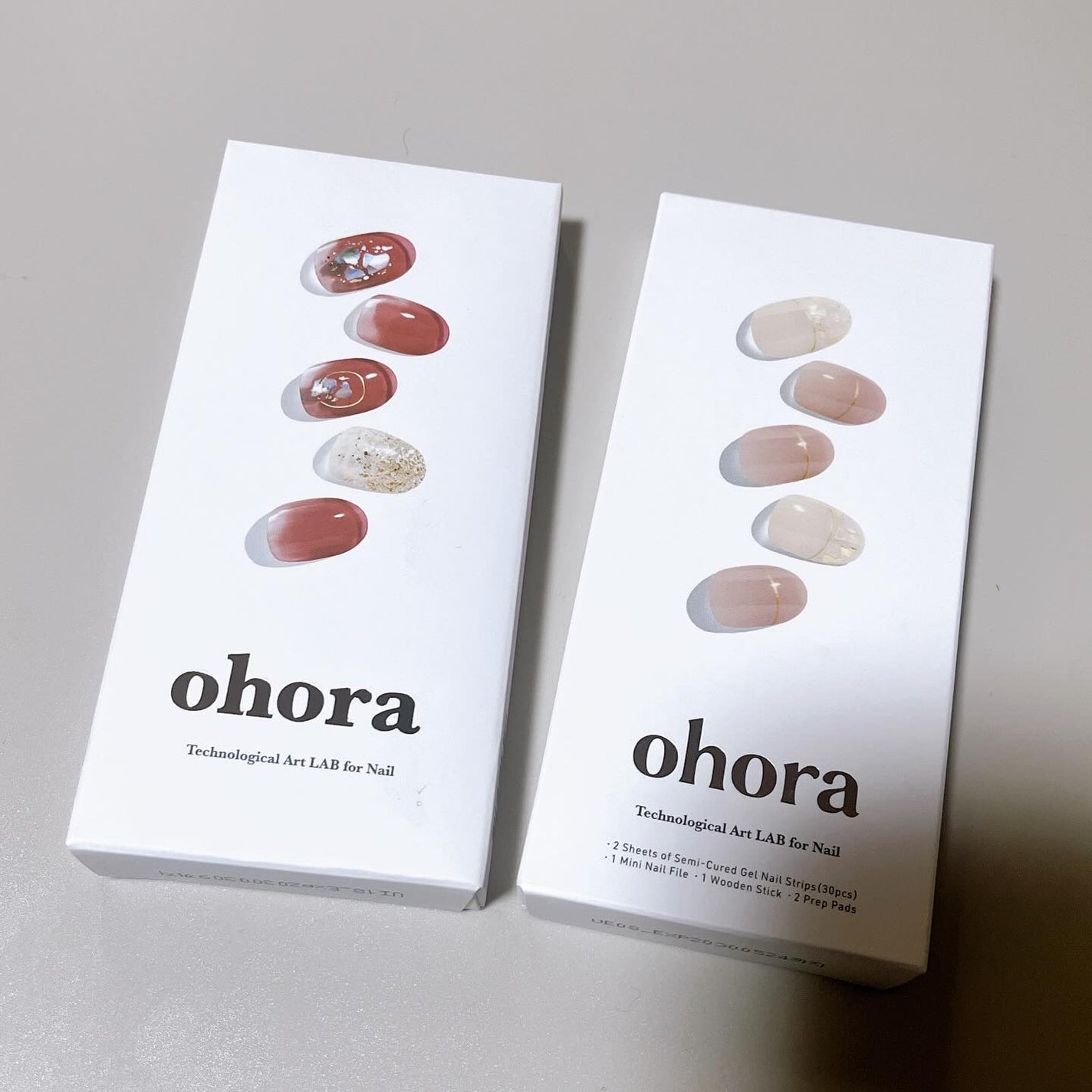 セミキュアジェルネイル(ハンド)/ohora/ネイルシールを使ったクチコミ(1枚目)