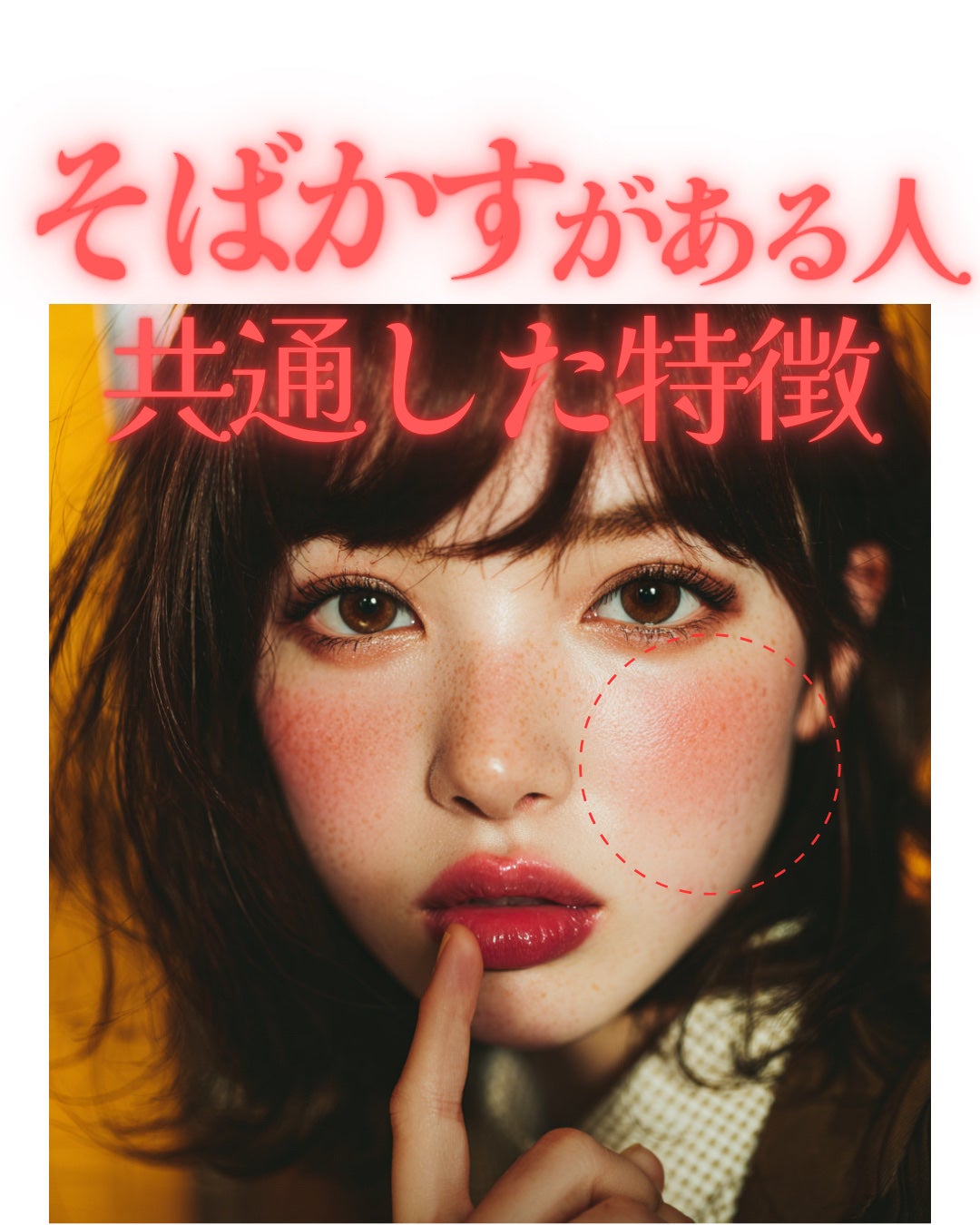 もぐお on LIPS 「そばかすができやすい人には共通した特徴がある?/そばかすのでき..」(1枚目)