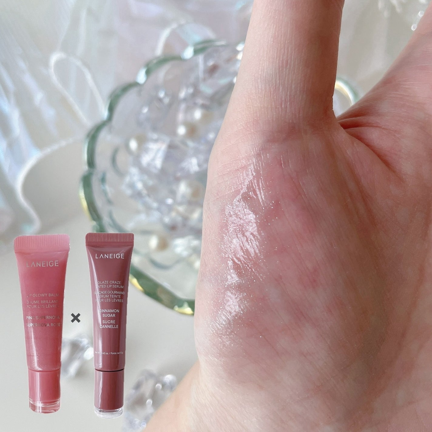 リップグロウィバーム/LANEIGE/リップバームを使ったクチコミ(4枚目)